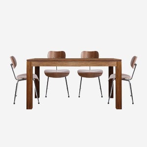 특가 사이드 티크 테이블 4인 다이닝세트/브릿체어 협탁