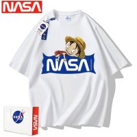 남성 캐릭터 반팔티 NASA 공식 웹 사이트 연명 원피스 티셔츠 소년 조수 브랜드 만화