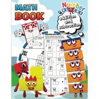 Number Blocks Math Book: Addition and subtraction math workbook for kids 4 years old and up, Block N