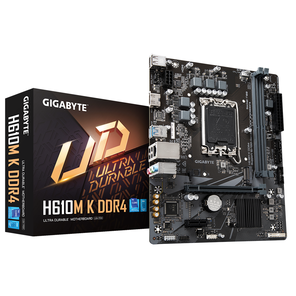 GIGABYTE 기가바이트 인텔 H610M K DDR4 D4 12세대 13세대 14세대