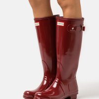 헌터 오리지널 유광 애나멜 롱부츠 톨글로스 레인부츠 여름장마 레드 hunter boots