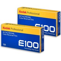 Kodak Professional Reversible Film E100 120 Brownie 5Px2 (Pack of 10)