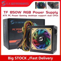 T.F.SKYWINDINTL 컴퓨터 PC 전원 공급 장치 220V ATX 게이밍 PSU 게임 750W 800W 850W