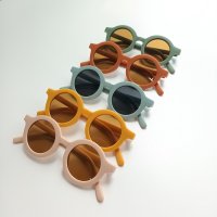 그렉앤코 키즈 라운드 선글라스 7가지 색상 UV400 Grech&co Sunglasses Kids