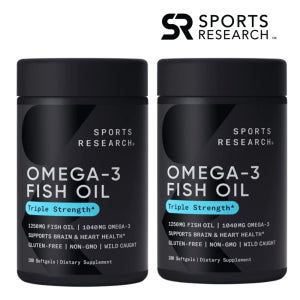 스포츠리서치 트리플 스트렝스 알티지 오메가3 1250mg 180정 2통
