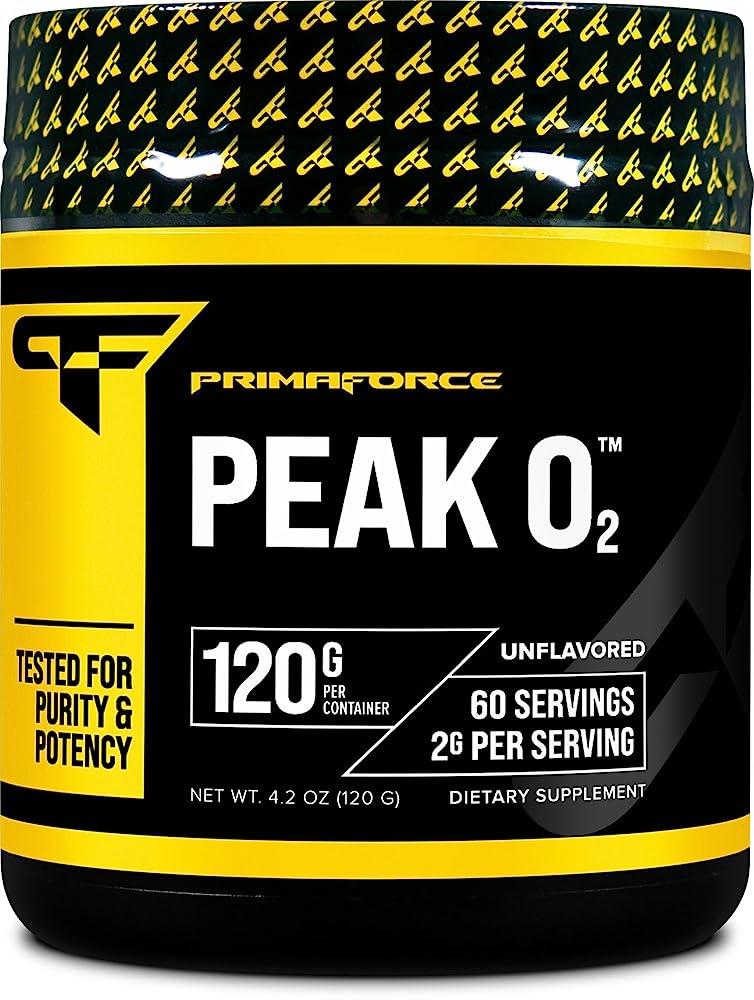 <b>PrimaForce 운동</b> 보충제 피크 O2 <b>운동 전후</b> 보충제- 120g (60회 제공)