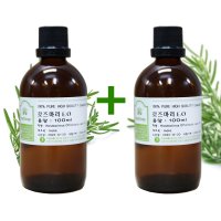 천연 로즈마리 100ml+100ml 대용량 허브 원액 100% 아로마 에센셜 오일