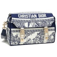 기독교 디올 어깨 가방 미니 가방 블루 멀티 여성 Christian Dior M1241ORVX M933