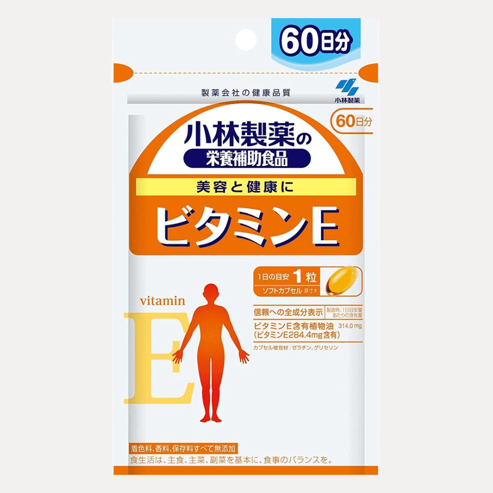 일본건강식품 고바야시<b>제약 비타민e</b> 60정 비타민영양제 일본영양제