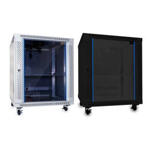 마하링크 ML-H750 15U H750 D600 W600 슬림너트 강화유리 허브랙 통신랙