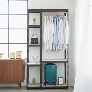 행거선반 철제앵글 수납선반 다용도 1인가구강추 600X600X1800