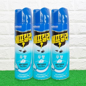에프킬라 에어로졸 모기 살충제 무향 500ml 3개입 / 파리모기 살충제