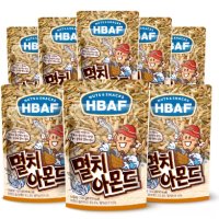 HBAF 멸치 아몬드 100g x 8 800g 견과류 안주 간식거리