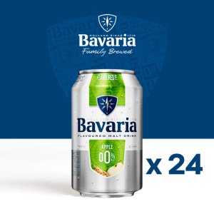 바바리아 0.0% 애플 맥주맛 무알콜 캔맥주 330ml 24캔 (1box)