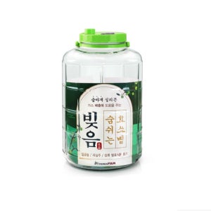 과실주 담금주 발효용 효소병 숨쉬는 유리병10L 12L 15L 18L,1개
