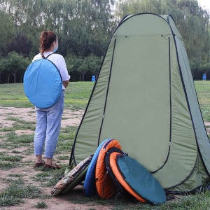 원터치 샤워텐트 간이 화장실 캠핑 야영 탈의실 휴대용 이동식 접이식 피크닉 가벼운 경량