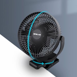 OPOLAR 집게형 선풍기 저소음 탁상 침대 클립형 선풍기 8인치 WH110