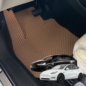 테슬라 모델X 버블 카매트 자동차 차량용 매트 5인승 베이지 1열+2열 한대분