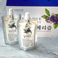 [홍천블루베리팜] 100% 국산 블루베리주스 80ml x 20팩 블루베리즙