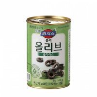 스페인 블랙 올리브 슬라이스 405g 올리브 절임 피클 샐러드 피자 토핑