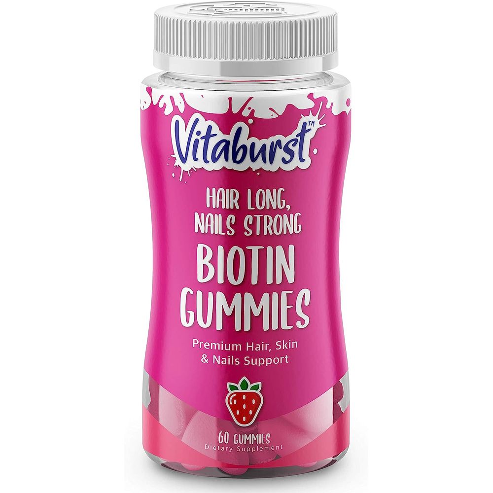 비타버스트 딸기맛 <b>비오틴 구미 5000mcg</b> 60정 바이오틴
