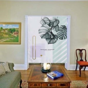 사생활보호가림막 발란스커튼 수납장가리개 책장가리개 방문