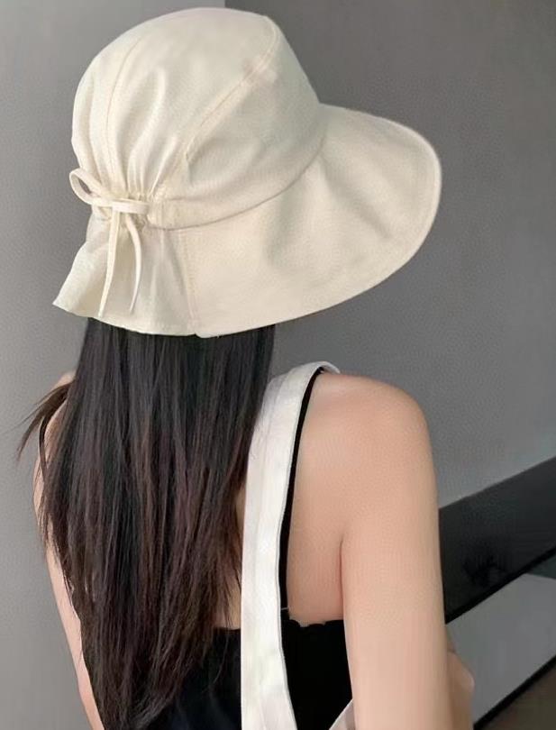 여름아 부탁해 모자 여름 휴가 필수템 자외선 차단 휴대용 차양모자 리본형 끈형 SWG