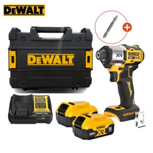 디월트 DCF845P2 20V MAX XR 브러쉬리스 임팩트 드라이버 5.0Ah 배터리 2개 세트