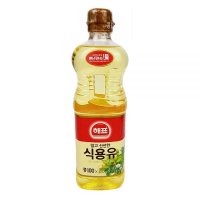 사조 해표 식용유 콩기름 900ml 여행용 캠핑용 튀김 요리 기름 2025년7월10일까지