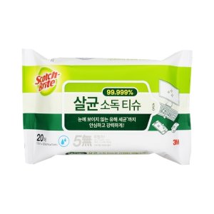 3M 살균소독티슈 20매