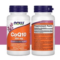 나우푸드 코큐텐 pqq 코엔자임 Q10 유비퀴놀 200mg 60캡슐