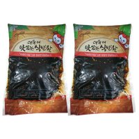 파래무침 반찬 업소용 반찬단지 4kg 2개