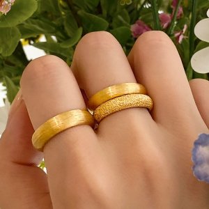 순금 쌍가락지 금가락지 여자환갑선물 24k금 예물 결혼 반지 디자인