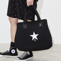 CONVERSE TOKYO 컨버스도쿄 로고 핸들 네오프렌 토트백