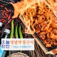 숯불양념 막창구이 200g 압구정본가 매콤 냉동 돼지막창 직화구이