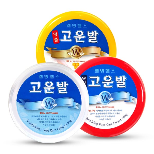웰빙헬스 고운발 크림 2종 / 약국 판매제품 발뒤꿈치 풋크림 보습 각질