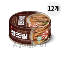 롯데 장조림 통조림 돼지고기 캔 반찬 간편식 80g 12p