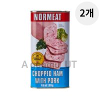 노미트 촙트햄 부대찌개 업소용 햄 통조림 1.81kg 2개