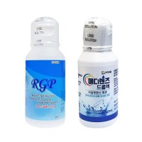 메디렌즈 RGP 크리너 60ml X 1개 + 드롭액(습윤액) 60ml X 1개