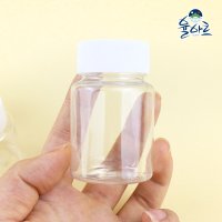 새지않는 플라스틱원형통 미니소분용기 투명통 30ml