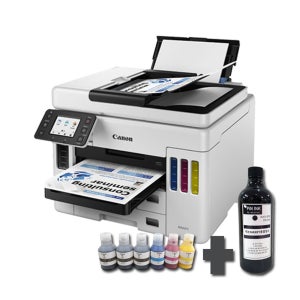 캐논 팩스복합기GX7092무한잉크 GX7090 GX7091동급모델 MAXIFY + 대용량 리필잉크 검정 증정