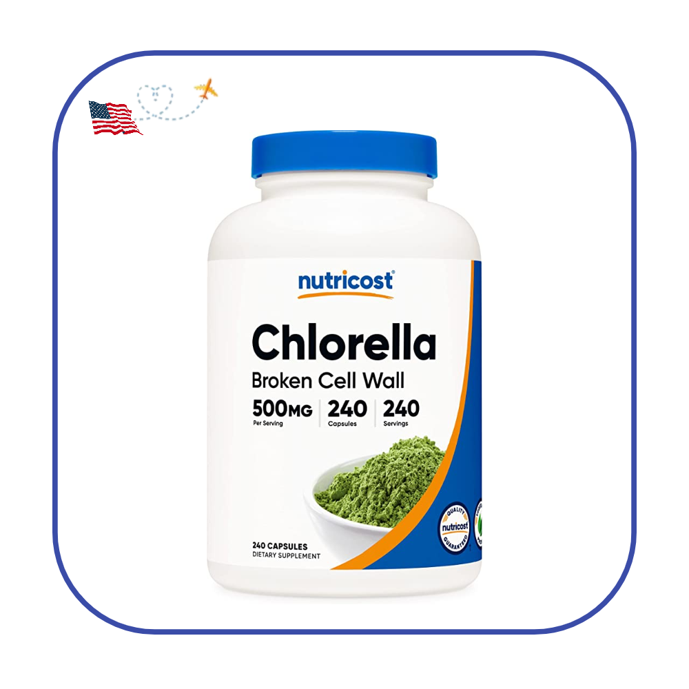 <b>Nutricost Chlorella</b> 500mg 240베지캡슐