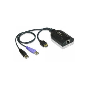 ATEN(에이텐) KA7168 USB HDMI 버추얼 미디어 KVM 어댑터 with 스마트 카드 지원(KM, KN)