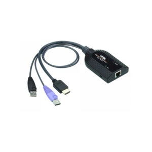 ATEN(에이텐) KA7188 USB HDMI 버추얼 미디어 KVM 아답터 케이블(스마트 카드 및 오디오 디임베더 지원)