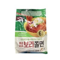 풀무원 보리쫄면 1290g 6인분 코스트코 냉 온 물 쫄면 맛집 사리 얇은 재료