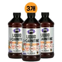 나우푸드 L 카르티닌 카르니틴 액상 473ml 3병 엘카르틴 L-Carnitine