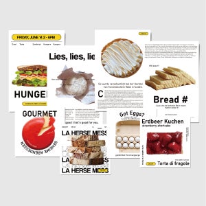 바이브 인테리어 감성 엽서세트 GOURMET 8종세트