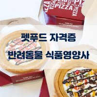 강아지수제간식창업 펫푸드자격증 반려동물식품영양사