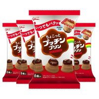 Glico 글리코 미니 밀크 초코 푸칭푸딩 6개입 4팩