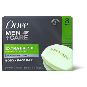 도브 남성 엑스트라 프레시 바디 페이스 비누 106g 8개